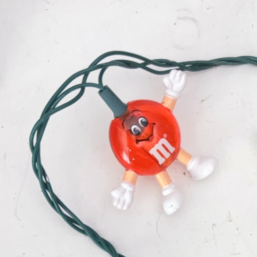 VTG 90s M&M's String Lights Multicolor Character Holiday Novelty